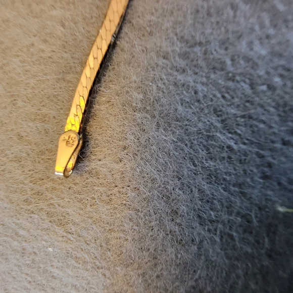 NWOT 7" 14kt Gold Herringbone Bracelet - Picture 2 of 9